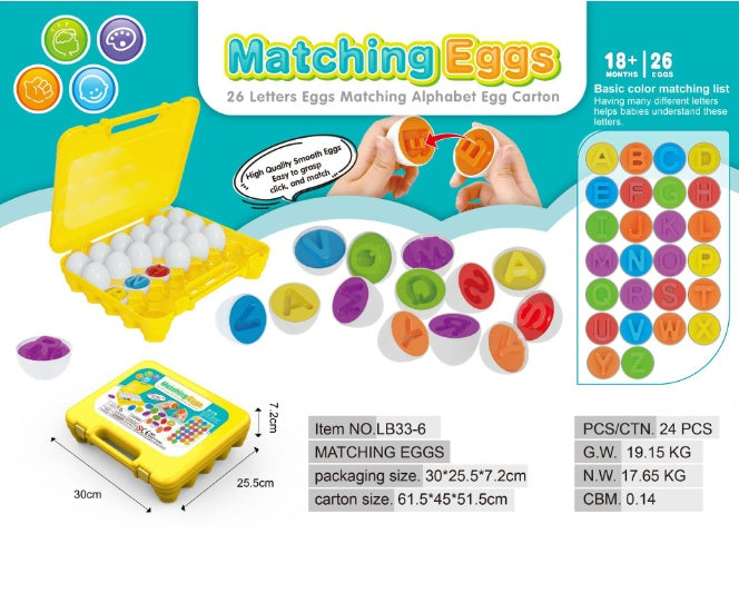 Smart Egg Shape Matching & Sorting Educational Toy for Kids