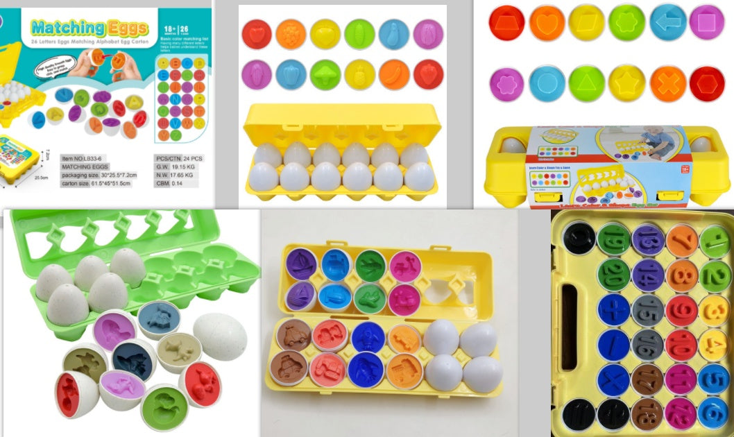 Smart Egg Shape Matching & Sorting Educational Toy for Kids